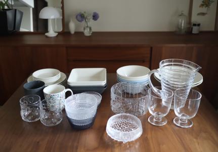 ♡イッタラ カステヘルミ プレート　10cm クリア　リネン ガラス　北欧 iittala イッタラ Kastehelmi カステヘルミ プレート10cm(リネン