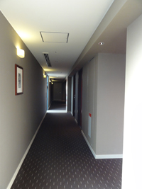 メルキュール銀座レディースルーム廊下