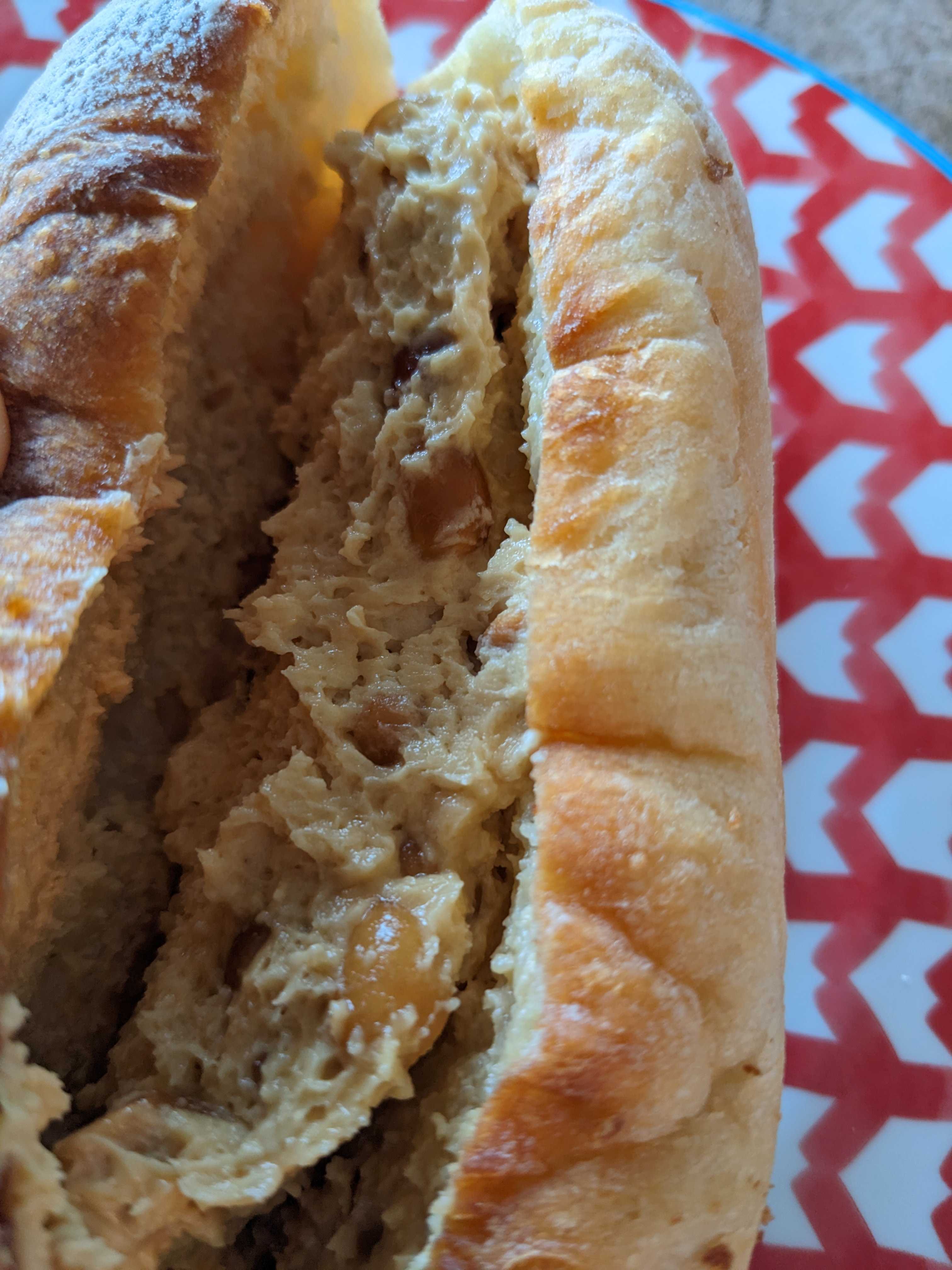 下田流の通販　加水率138%モチモチピーナッツコッペパン　大きなピーナッツ入り