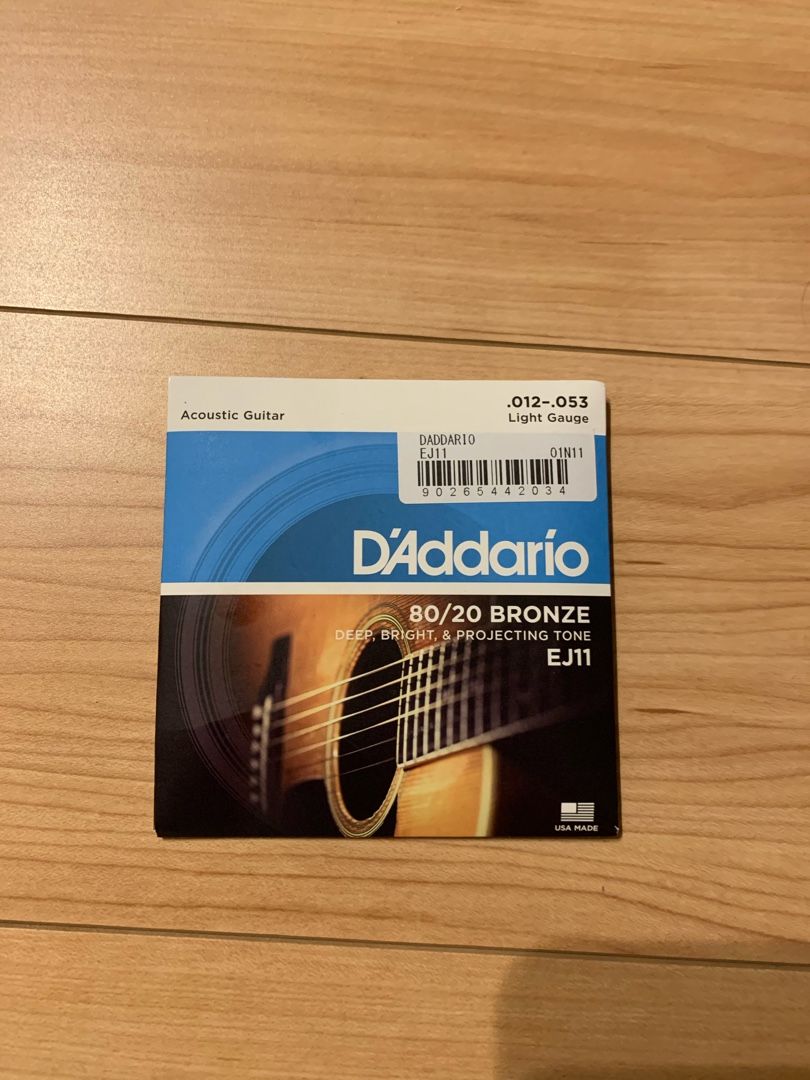 ダダリオ アコースティックギター弦 .012-.053 EJ16