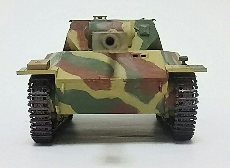 ドイツ 38D戦車 8cm低圧砲 PAW600型搭載(IV号戦車砲塔) 完成 | 凍りの