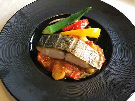 オレガノの「サワラのポワレ」♪