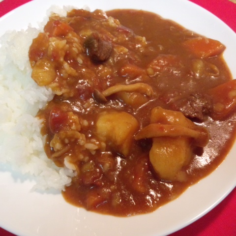 夫の好物カレーライス