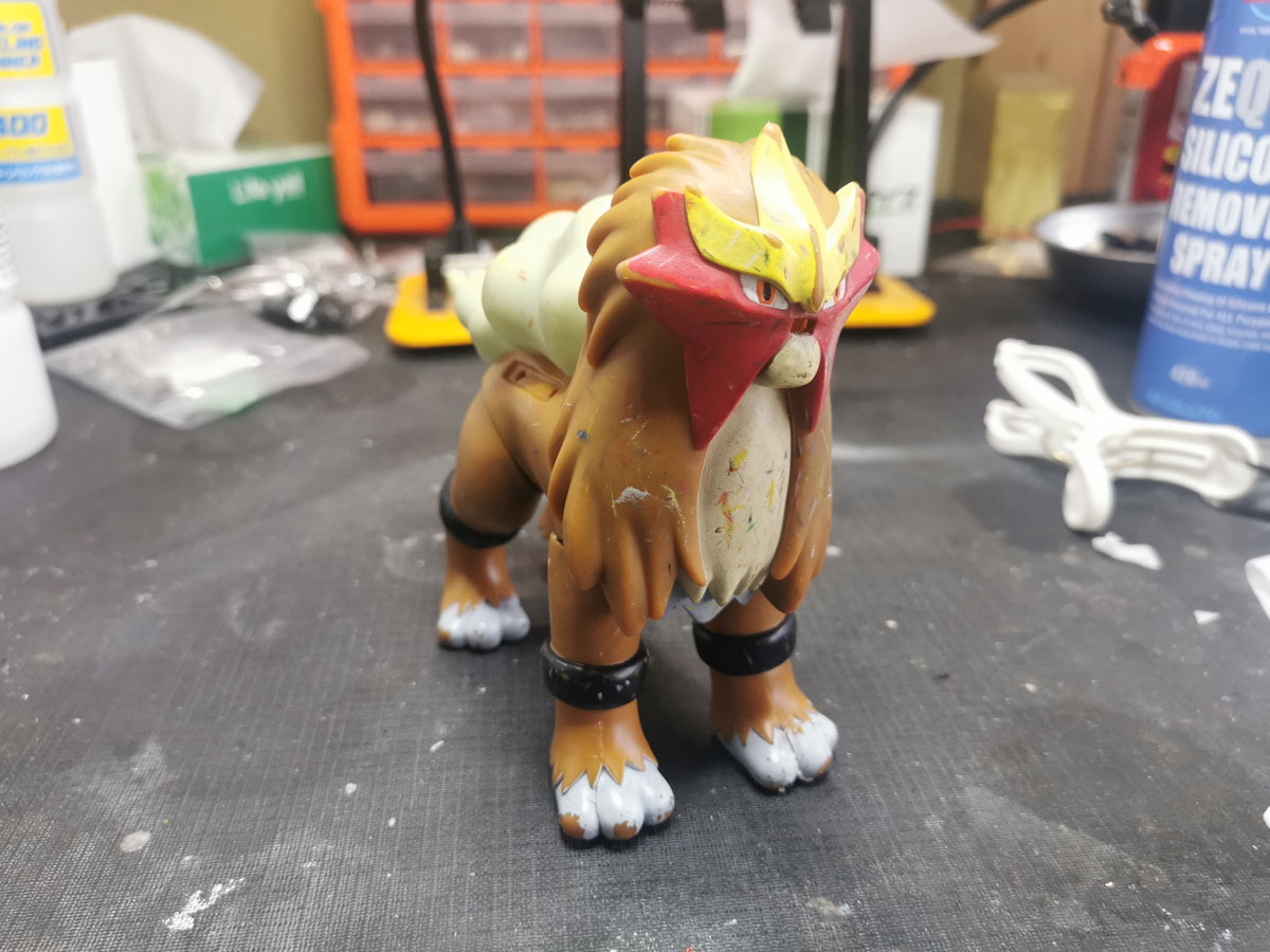 本日のDIY（エンテイのソフビの修理） | Garage43 blog - 楽天ブログ