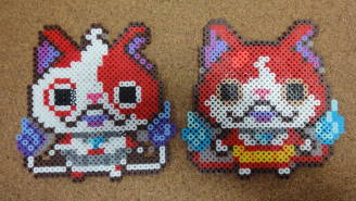 アイロンビーズdeジバニャンとブチニャン