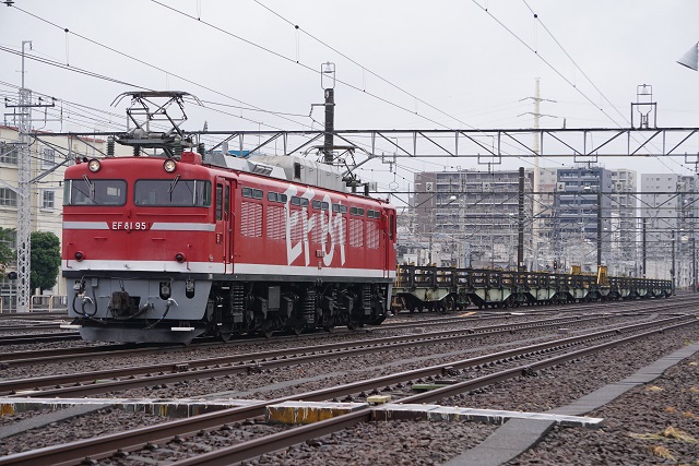 EF81 95牽引 水戸ホキ工臨 & EF65 2139牽引 日鐵チキ工臨4
