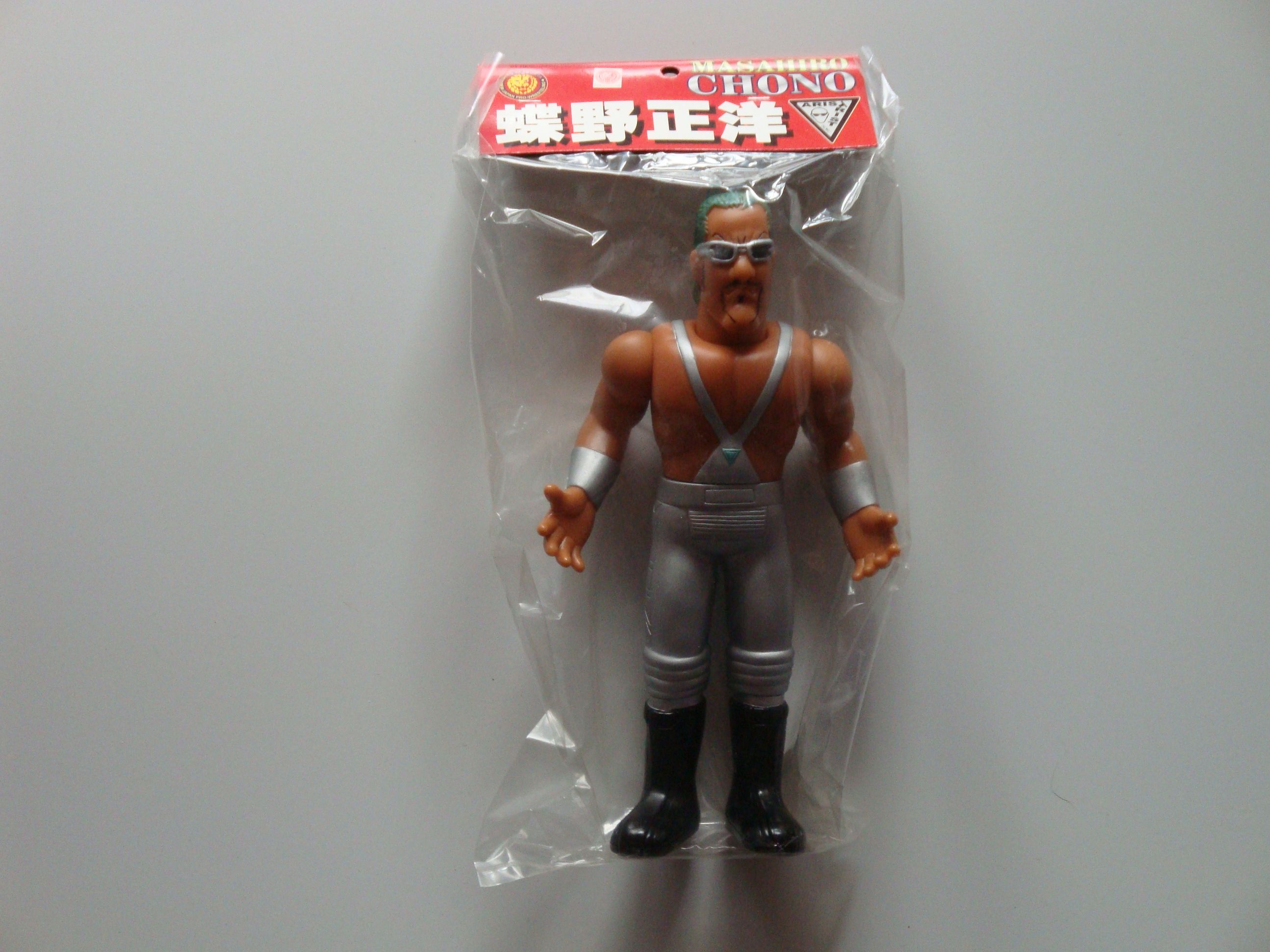蝶野正洋 ソフトビニール人形（シルバー） 新日本プロレス