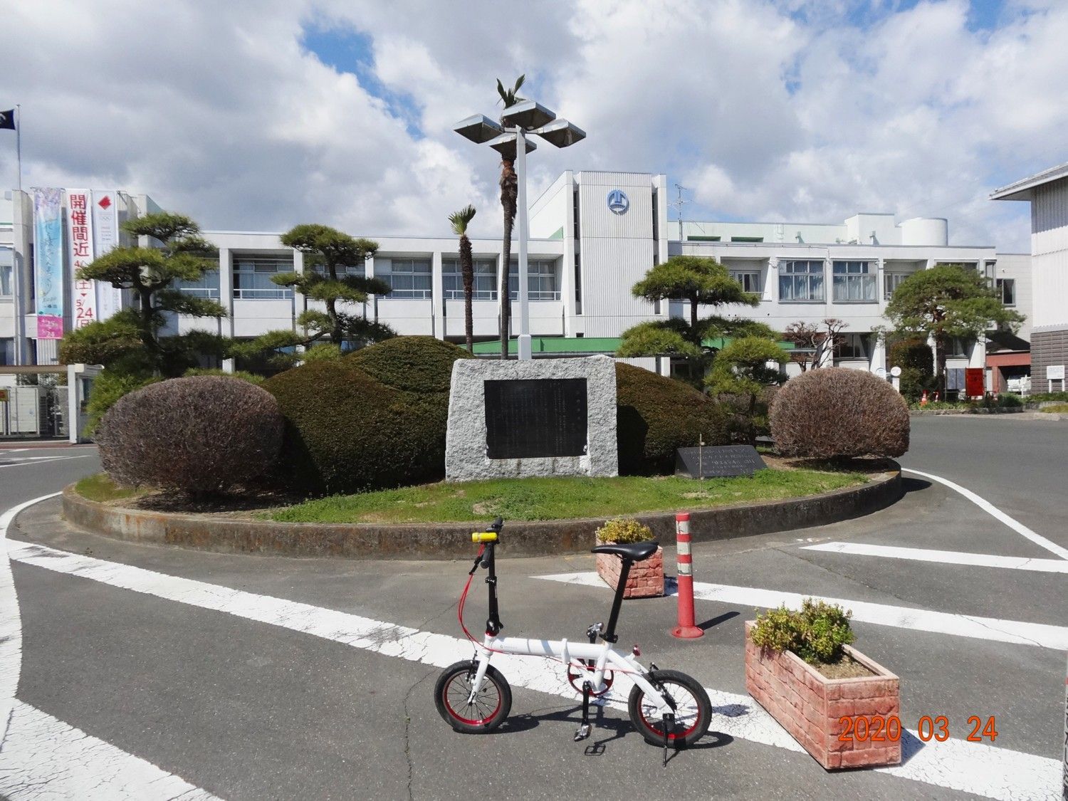 標高110mは自転車できつい