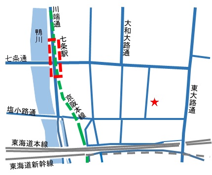 法住寺　地図