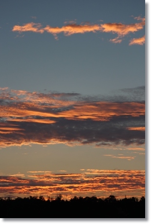 夕焼け-1 13.10.2 17：45