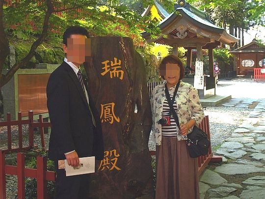 瑞鳳殿にて