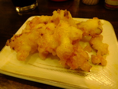 タコのかきあげ