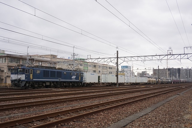 EF64 1001新津 & EF65 1104真鶴 & EF64 1049鹿島貨物6