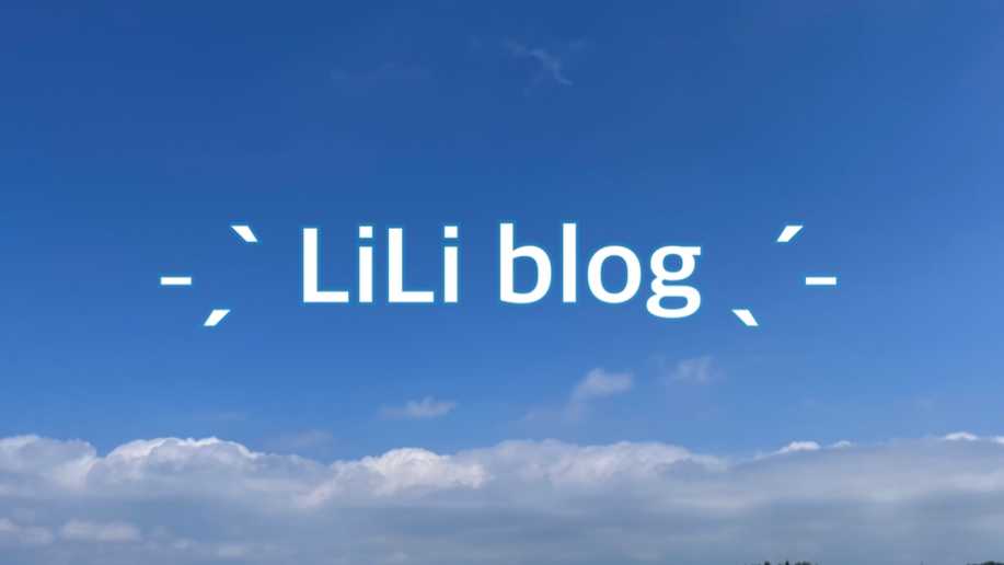 ˗ˏˋ LiLi blog ˎˊ˗