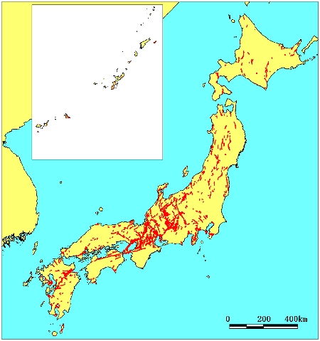 日本付近で確認されている活断層.jpg