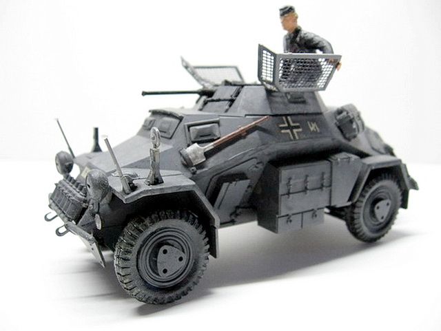 Sd.kfz222（ドイツ軍４輪装甲偵察車） | プラモデルの戦士たち～THE