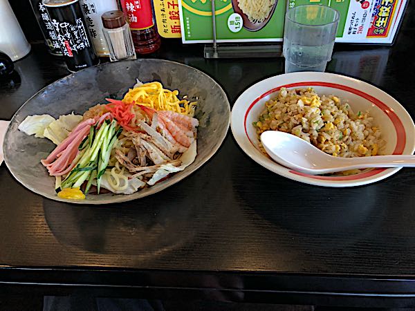 今日のランチ 幸楽苑の 冷やし中華セット 板さん５９０４ 楽天ブログ