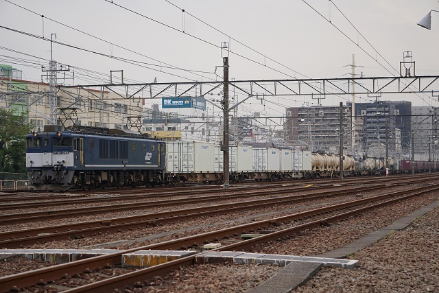 DE10 1571牽引 田端チキ工臨 & EF64 1049 JRF広島色 牽引 鹿島貨物7