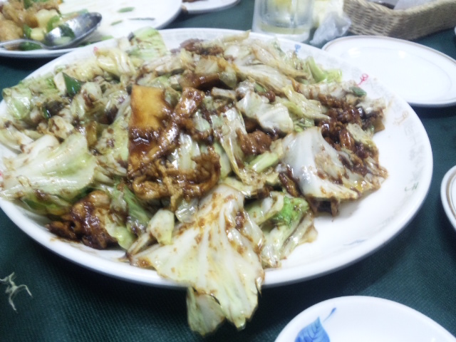 肉キャベツ炒め