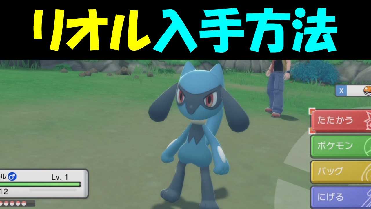 ポケモン ダイパリメイク リオル入手方法 ポケットモンスターブブリアントダイヤモンド シャイニングパール ポケモンbdsp ゲームボーイまことのゲーム攻略とブログ小説 楽天ブログ