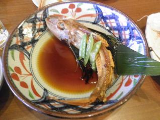 中洲大衆さかな市場ほうぼうの煮付け