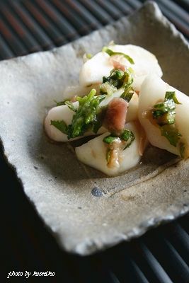かぶの梅肉和え