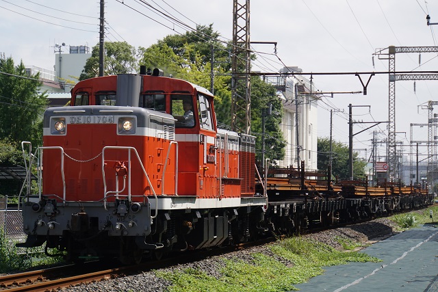 DE10 1751牽引 田端 チチキ工臨4