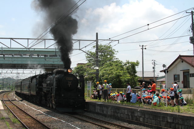 C61 20 東北DC 郡山-福島 SL試運転3