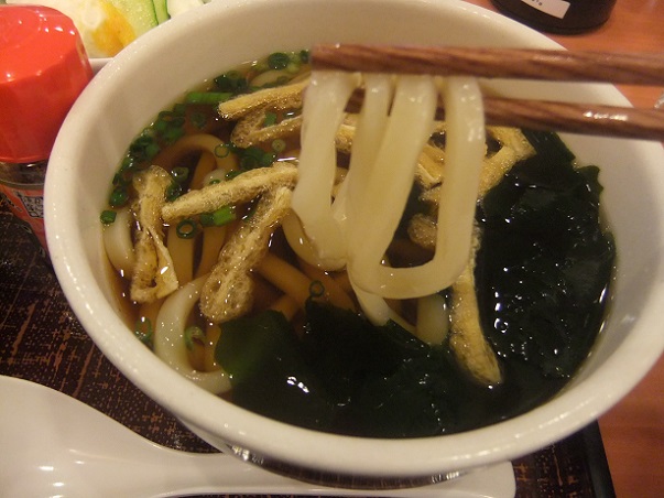 デニーズ二番町店の牛カルビ丼とかけうどん２