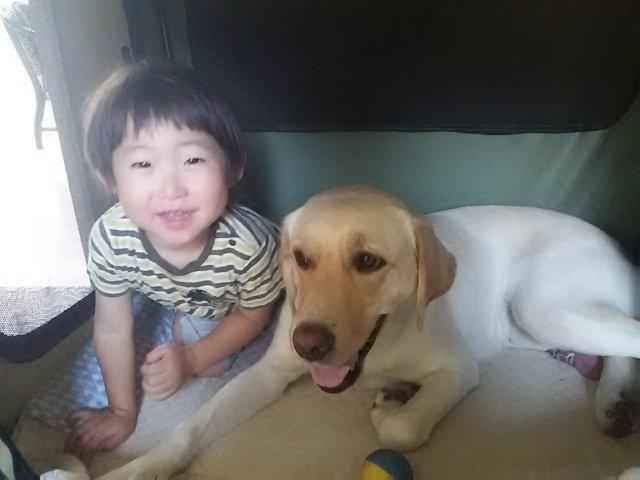 子供は犬小屋が大好き縮小.jpg