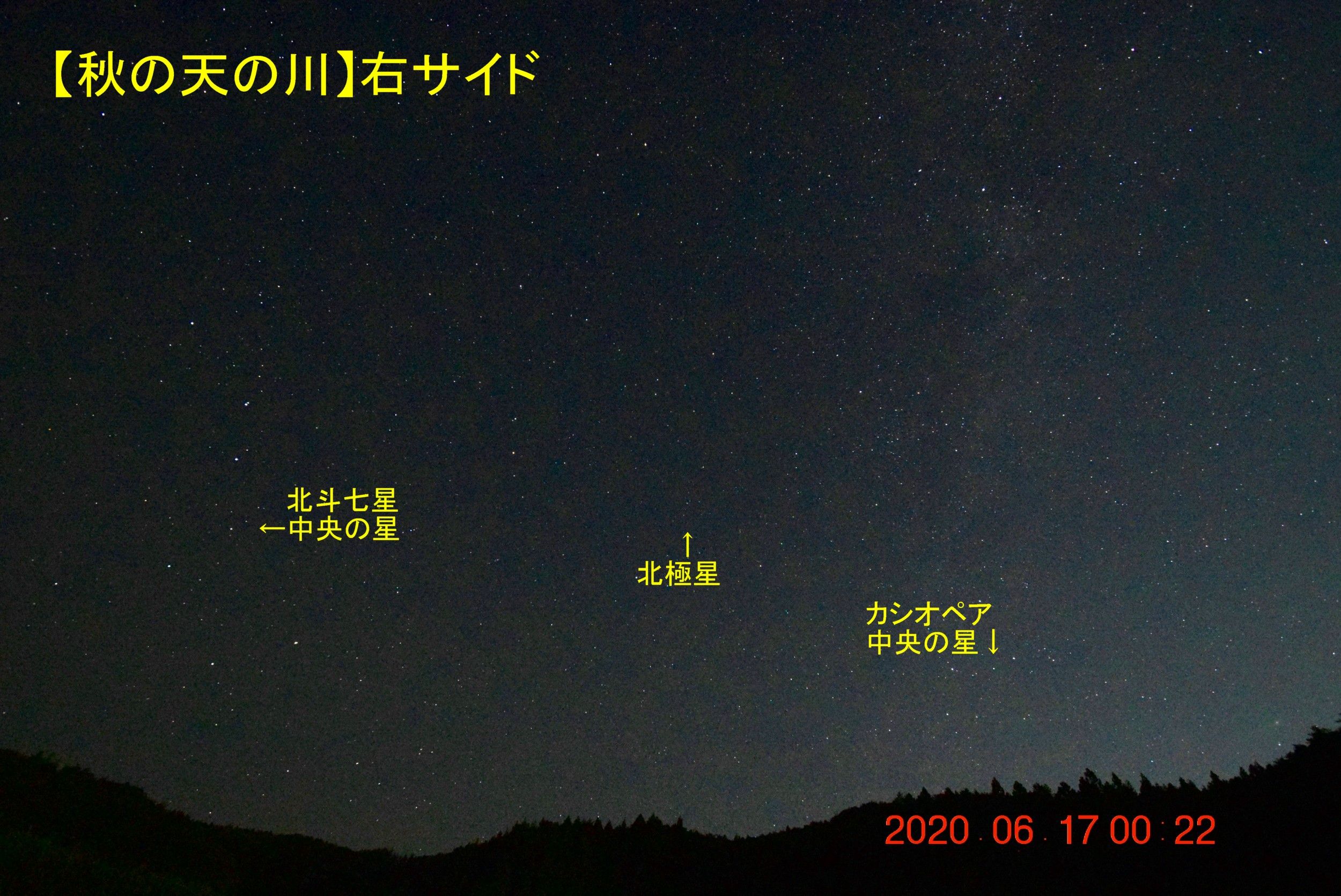 星の村で夏の 天の川 を撮影した ６月１７日 山と空が友だち ドローン空撮ハイキング 楽天ブログ