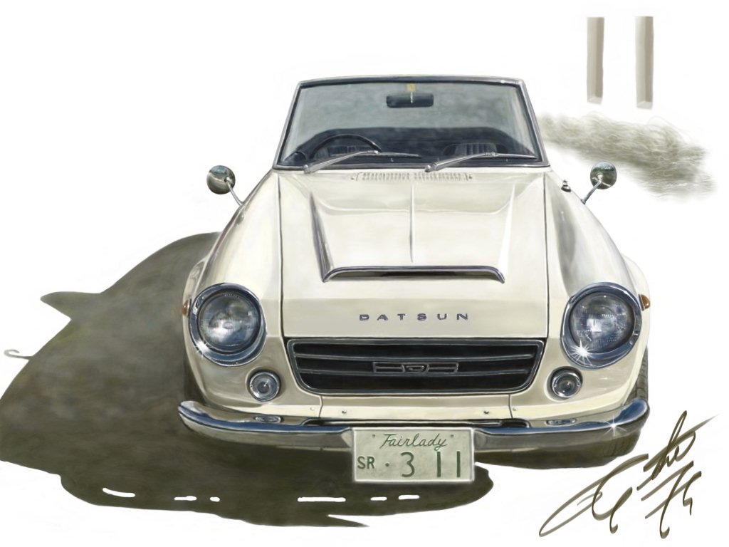 日本の車 カーイラスト Car Illustration クルマの絵 楽天ブログ