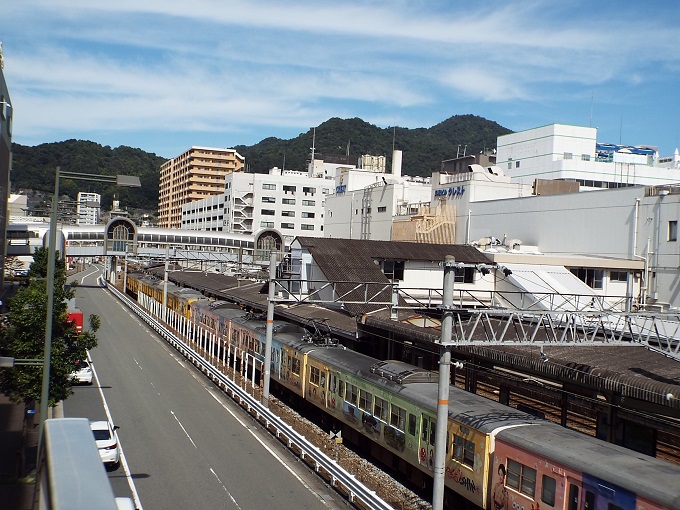 「花燃ゆ」ラッピング列車