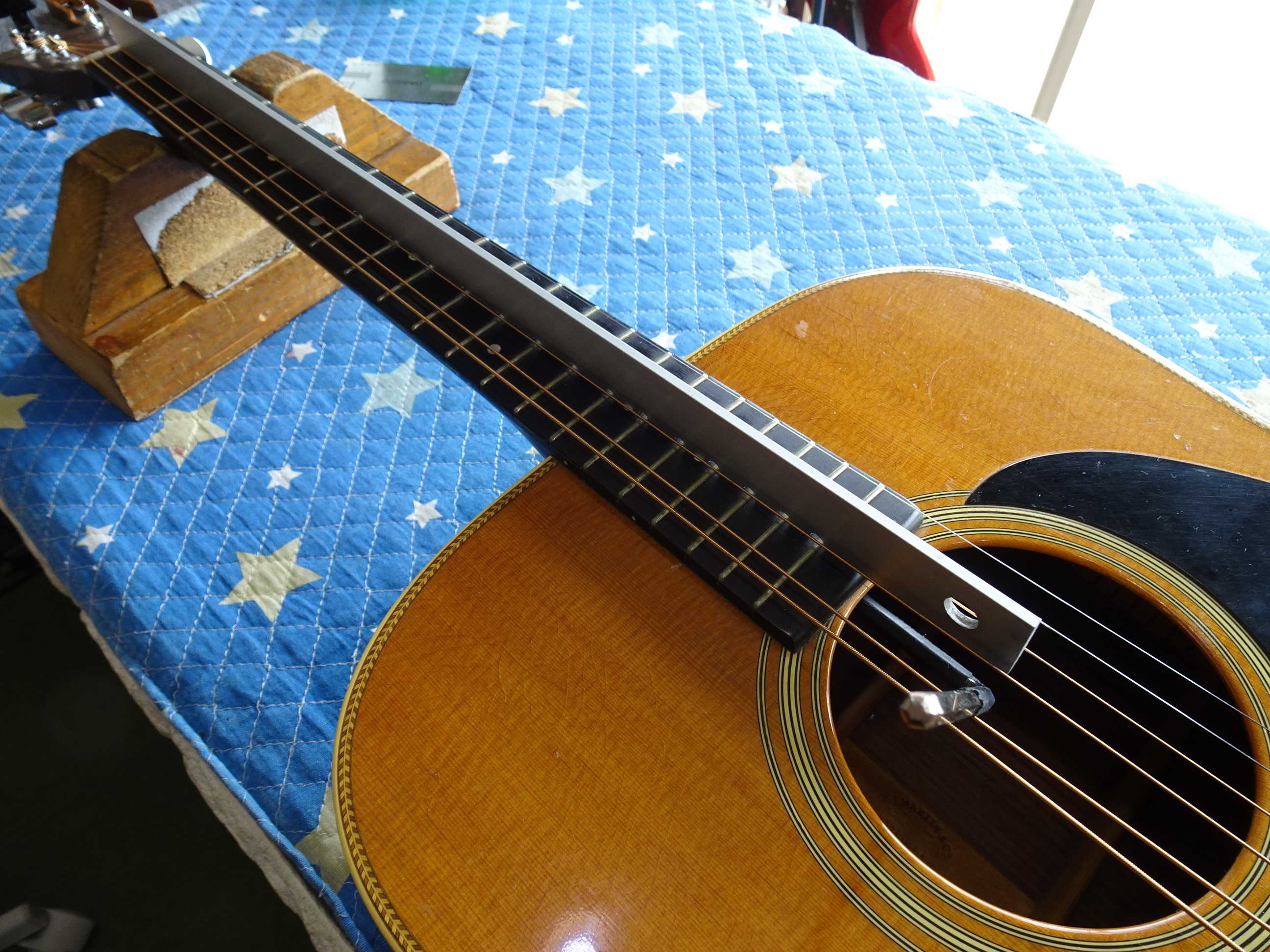 🌸Martin HD-28 ブレーシング剥離＆セッテング | 青春のギター