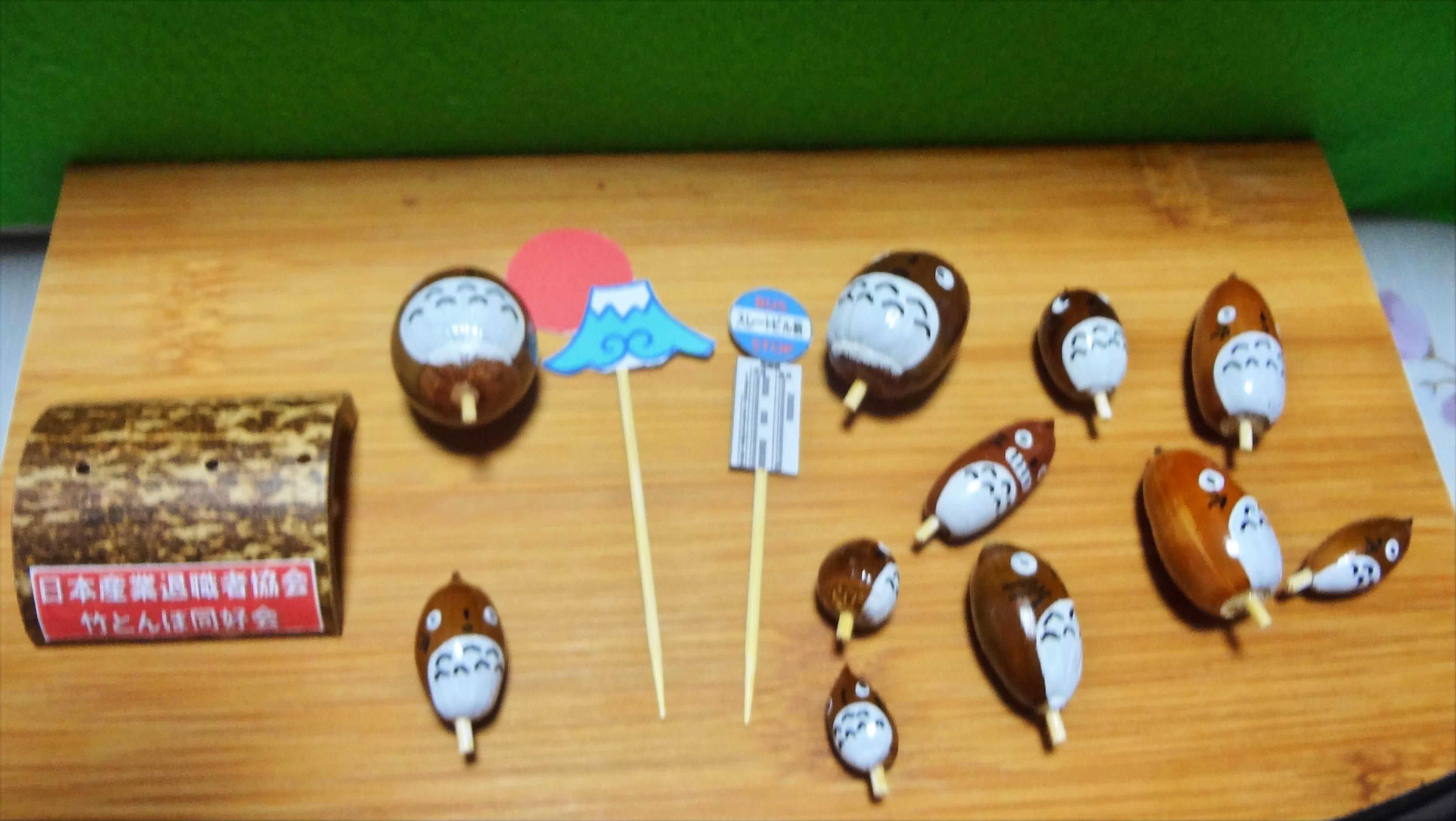 どんぐりで遊びました」です。（12月例会） | 竹人形&パズルの製作と