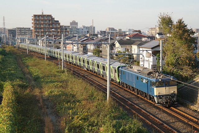 EF65 2065牽引 タキ & EF64 1031牽引 235系山手線トウ11編成 配給7