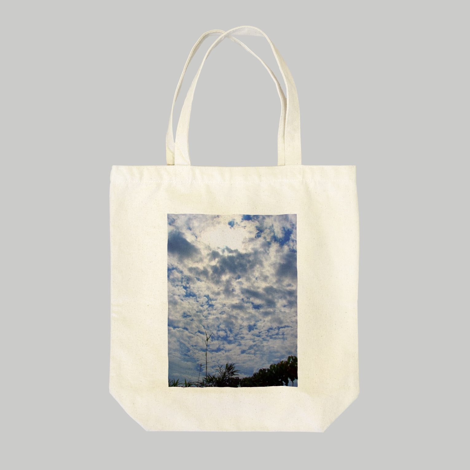 空と雲　DATA_P_124　sky　cloud トートバッグ
