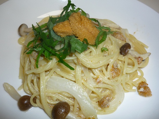 ウニパスタ