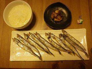 大根おろし皮牡蠣ソース炒め　シシャモ106.JPG