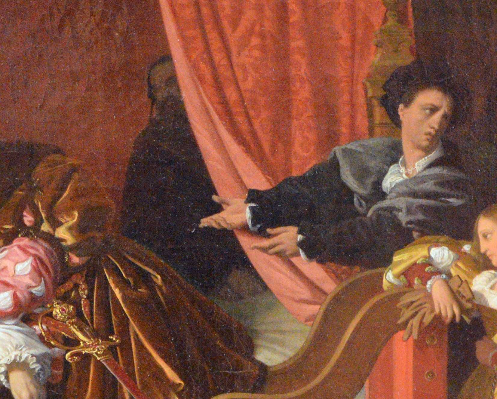 レオナルド・ダ・ヴィンチの死」ドミニック・アングル 1818年