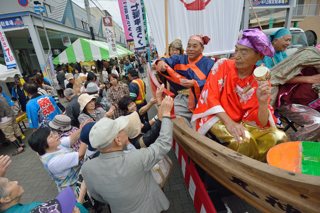 あばしり七福神まつり「仮装七福神・宝船行列」2