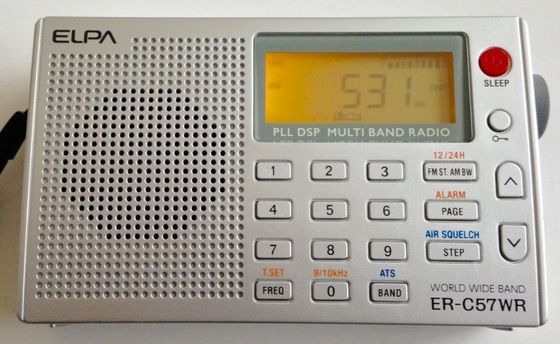 ELPA ER-C57WR（ワールドワイドバンドラジオ）買い直し | ひとりごと