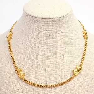 セリーヌ ホースキャリッジ 喜平チェーンネックレス 上品さが際立つ