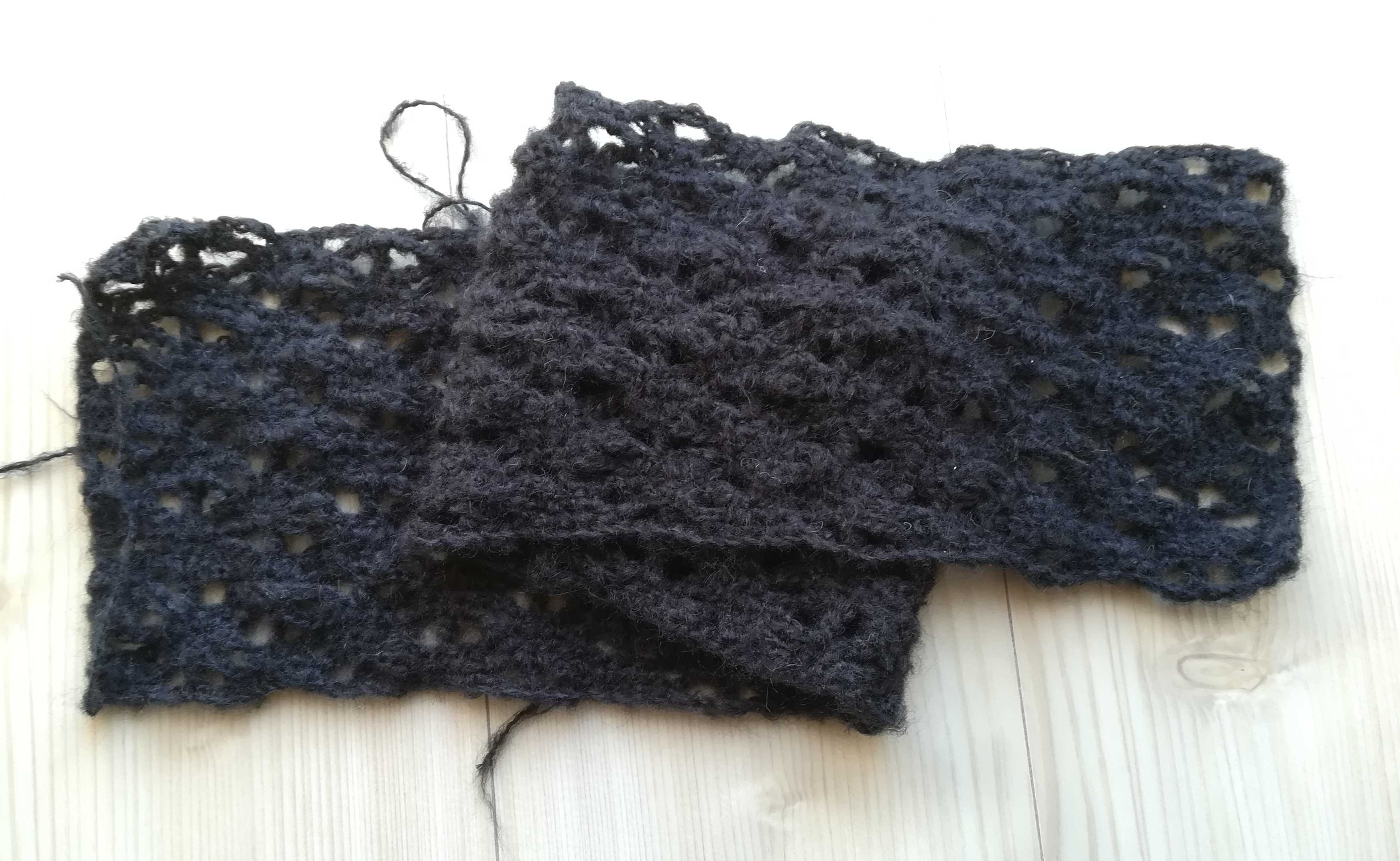 編み物 黒のモモンガカーディガン1 | かたつむりの毎日 - 楽天ブログ
