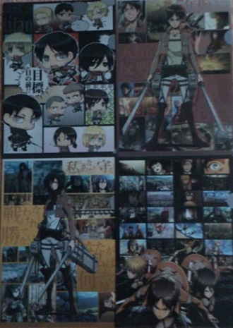 ローソン進撃の巨人クリアファイル