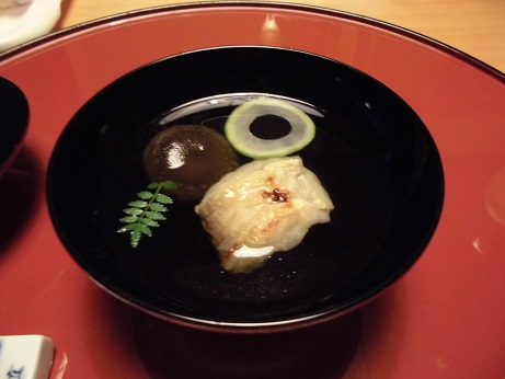 金谷ホテル夕食甘鯛清汁