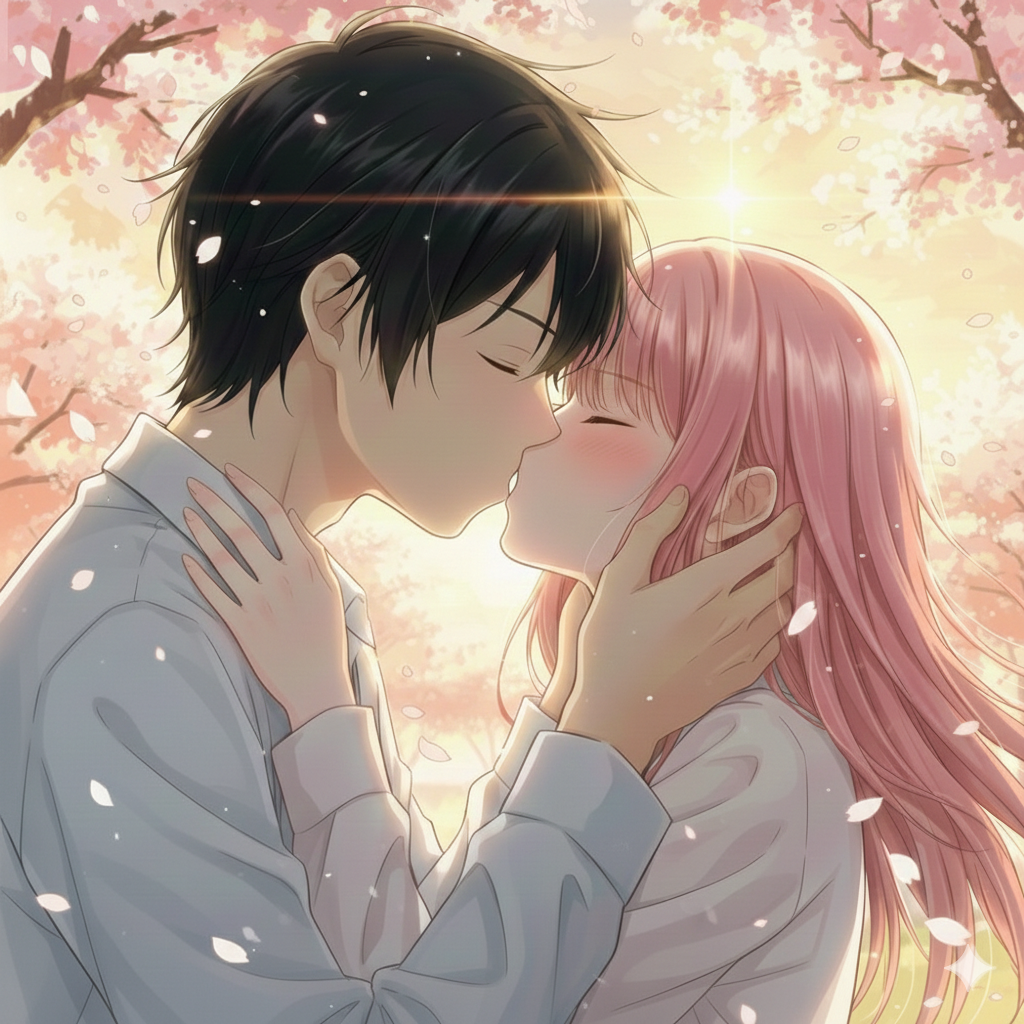 キスシーンAIイラスト&小説