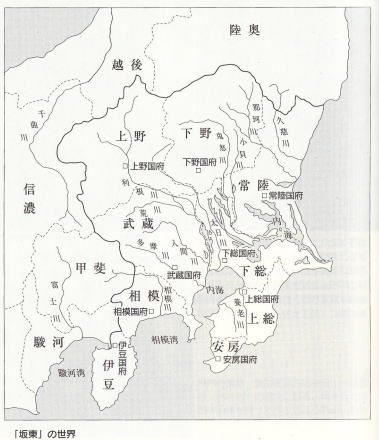 坂東の地図