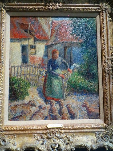 オルセー美術館 Musée d'Orsay ピサロ 羊飼いの娘 ピサロの点