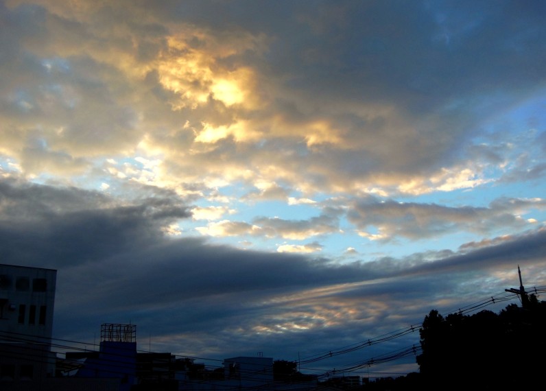 夕暮れ